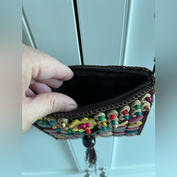NWOT Summer crossover mini bag. 16x16 cm. Hand made by artisans. Lightweight Fun - Picture 5 of 10